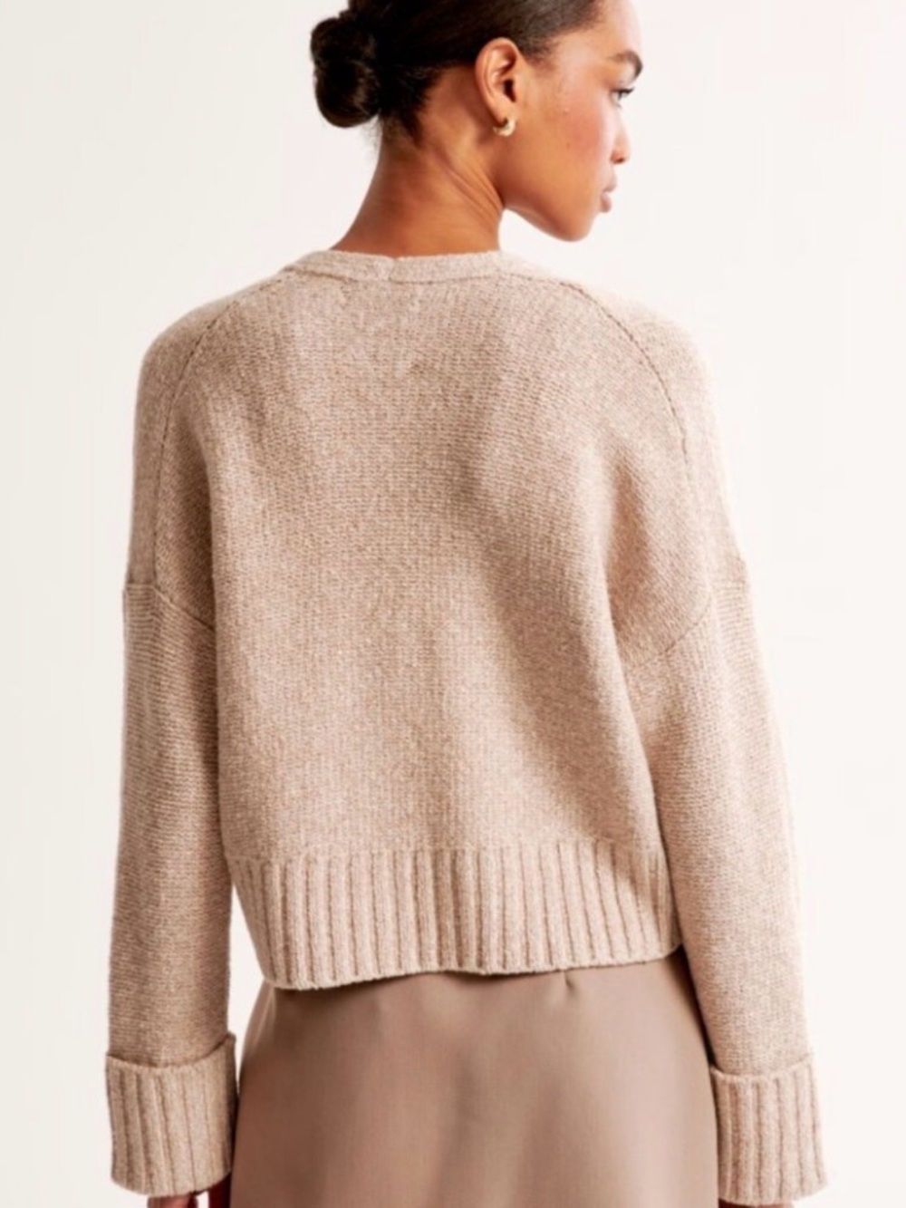 Abercrombie & Fitch Brown or Tan Non-closure Cardigan - Picture 4 of 4